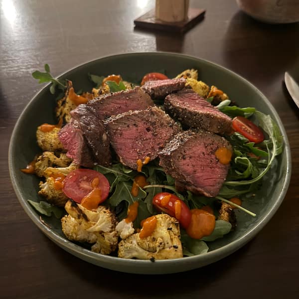Beef and Curry Cauliflower
